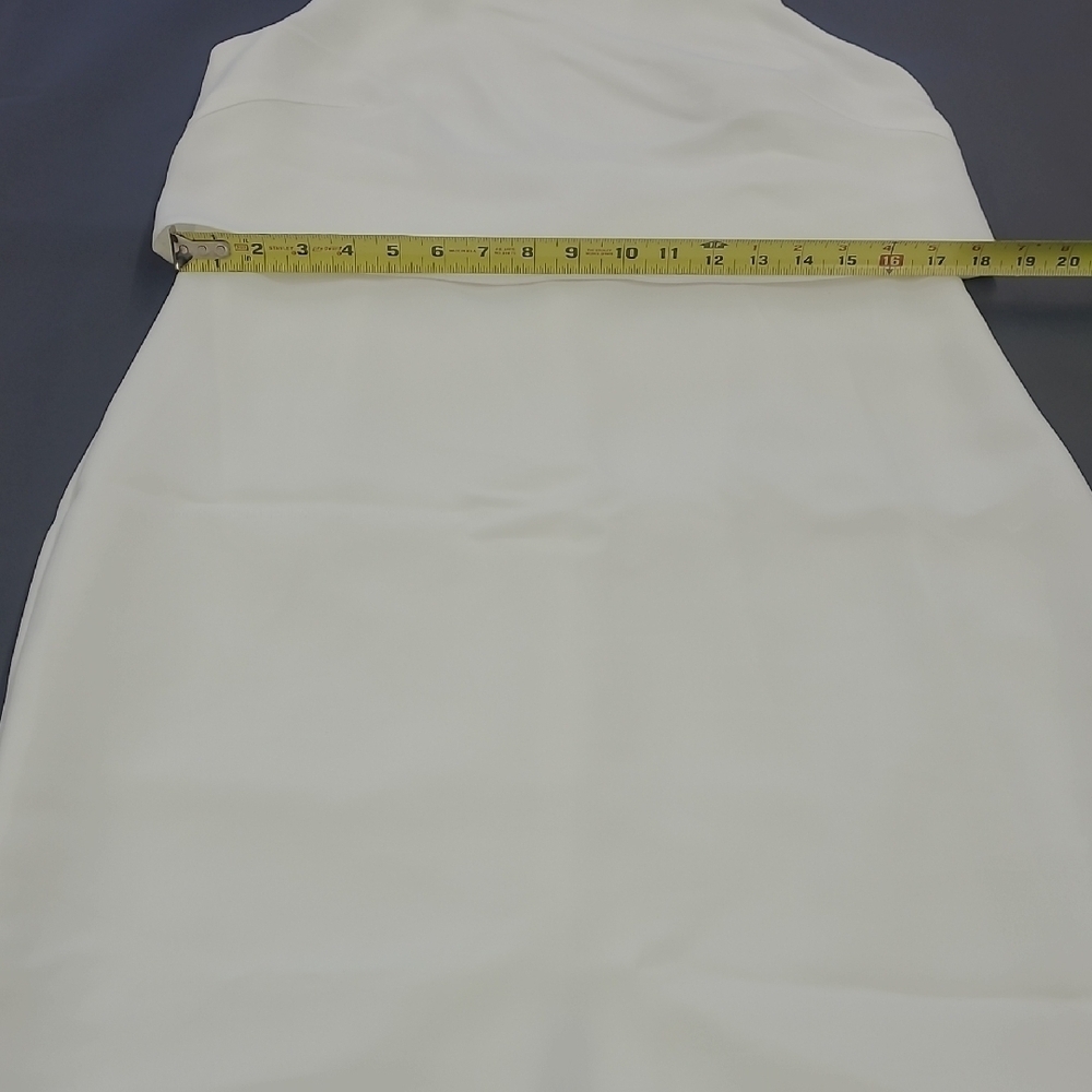 Rag & Bone Cream/White Sleeveless Open Back Dress Size L - Picture 7 of 15